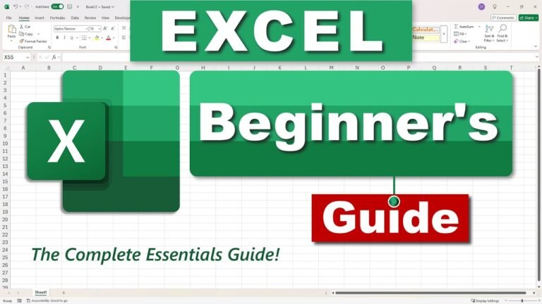 Excel Tutorial for Beginners: Learn the Right Way
